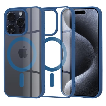Tok Techsuit "MagSafe Pro" iPhone 15 Pro készülékhez - kék