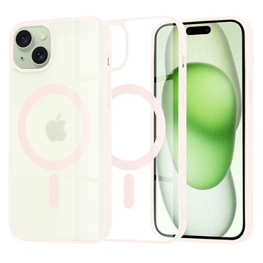 Tok Techsuit "MagSafe Pro" iPhone 15 Plus készülékhez - rózsaszín