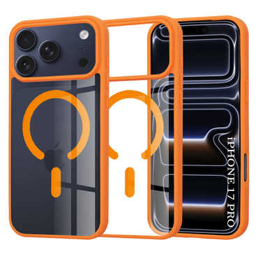 Tok Techsuit "MagSafe Pro" iPhone 17 Pro készülékhez - narancssárga