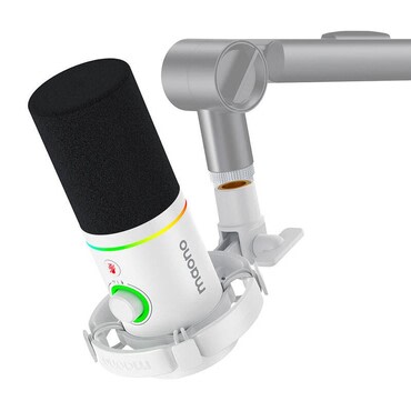 Dinamikus mikrofon állvánnyal Maono "PD200x" USB-A és USB-A - white