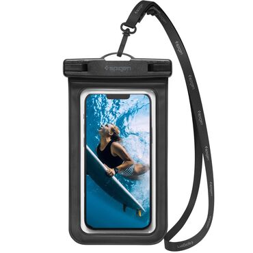 Vízálló tok Spigen "A601" IPX8 telefonokhoz 3.5 - 7" - black