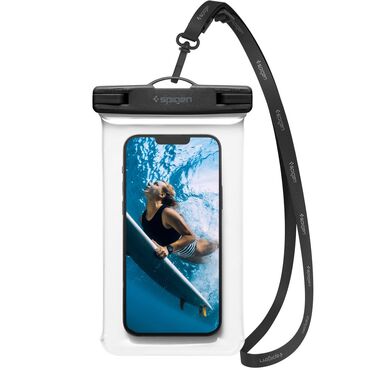 Vízálló tok Spigen "A601" IPX8 telefonokhoz 3.5 - 7" - clear