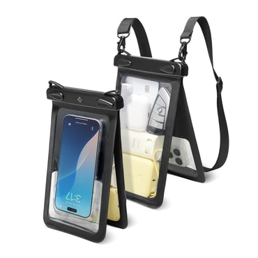 Vízálló tok Spigen "A603" IPX8 telefonokhoz 6.9"-ig - black