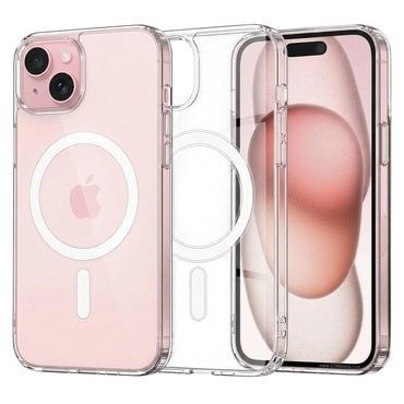 Tok Techsuit "MagSafe Pro" iPhone 15 készülékhez - átlátszó