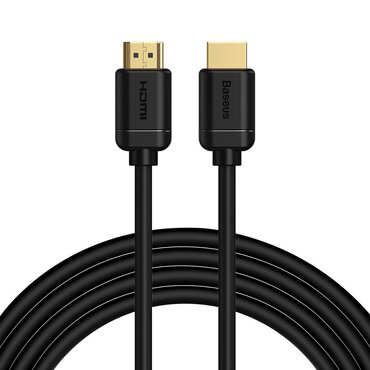 HDMI video káfehér Baseus "CAKGQ-C01" 4K 60Hz-nél, 3m - black