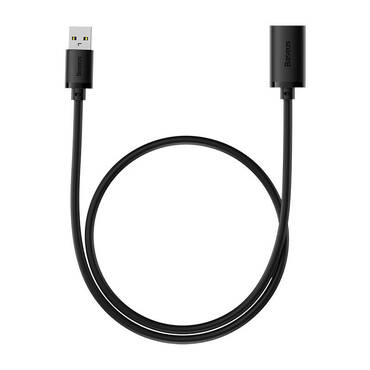 Töltő és adat USB-A - USB-A káfehér Baseus "AirJoy Series" - 5Gbps - 0.5m - black