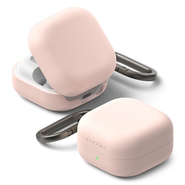 Silikon tok Ringke Samsung Galaxy Buds 4 / Buds 4 Pro készülékhez - pink sand
