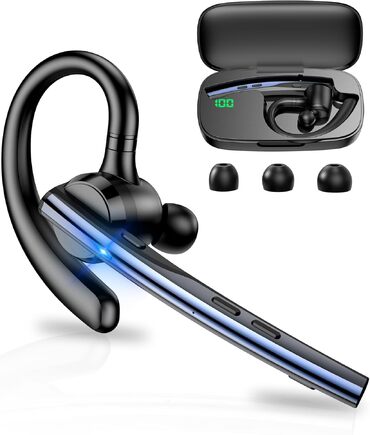 Bluetooth fülhallgató Techsuit "Vocelis Pro (CB4)" Bluetooth 5.1 ENC technológiával, 500mAh - kék