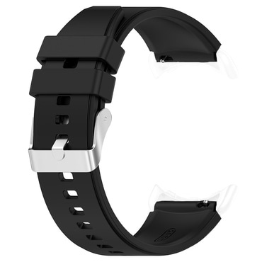 Univerzális szilikon szíj Techsuit "W026" 20mm okosórákhoz - fekete