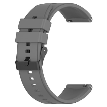Univerzális szilikon szíj Techsuit "W026" 22mm okosórákhoz - szürke