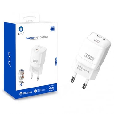 Fali 30W töltő Lito "LC11" GaN - white