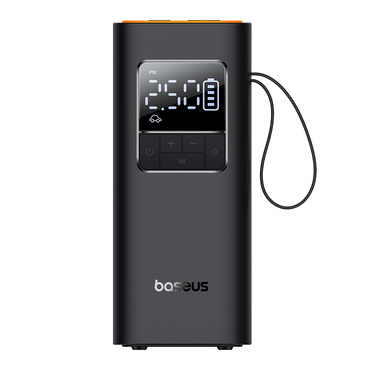 Autós kompresszor Baseus "Super Mini Pro" kijelzővel, 4000mAh, 50W - black
