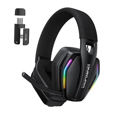 Over-Ear fülhallgató ONIKUMA "GT826" RGB világítással és HD mikrofonnal - black