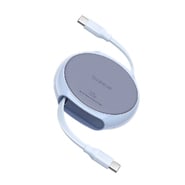 100W USB-C és USB-C töltő- és adatkáfehér Baseus "Pathfinder Series" - 480Mbps - 1m - galaxy blue