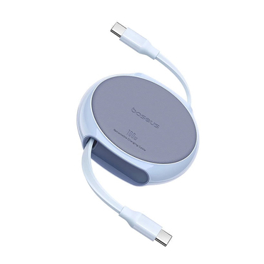 100W USB-C és USB-C töltő- és adatkáfehér Baseus "Pathfinder Series" - 480Mbps - 1m - galaxy blue