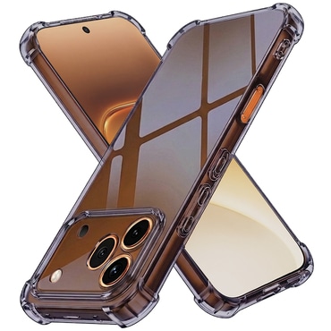TPU gél tok Techsuit "Shockproof" Honor 600 Pro készülékhez - smoke black