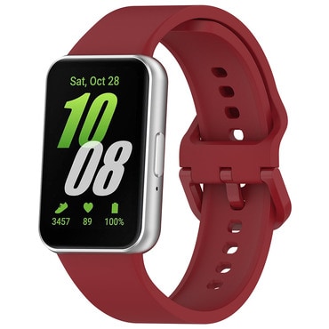 Silikon szíj Techsuit "W086" Samsung Galaxy Fit3 készülékhez - red
