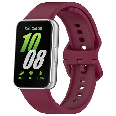 Silikon szíj Techsuit "W086" Samsung Galaxy Fit3 készülékhez - burgundy
