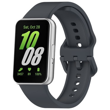 Silikon szíj Techsuit "W086" Samsung Galaxy Fit3 készülékhez - dark grey