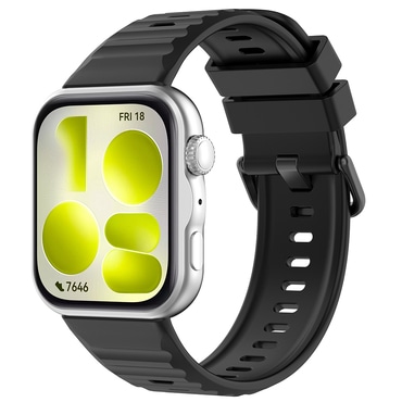 Silikon szíj Techsuit "W082" Huawei Watch Fit 5 Pro készülékhez - black