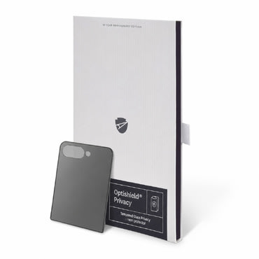 Optishield® Privacy kijelzővédő és betekintésgátló üvegfólia Samsung Galaxy Z Flip8 készülékhez