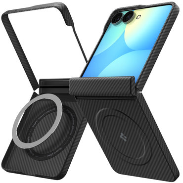 Tok Spigen "Air Skin Aramid MagFit" Samsung Galaxy Z Flip8 készülékhez - black