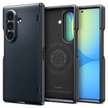 Tok Spigen "Slim Armor MagFit Pro" Samsung Galaxy Z Fold8 Ultra készülékekhez - metal slate