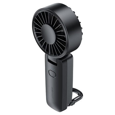 Hordozható ventilátor Acefast "YF2" négy sebességgel, 1800mAh, 6400rpm - black
