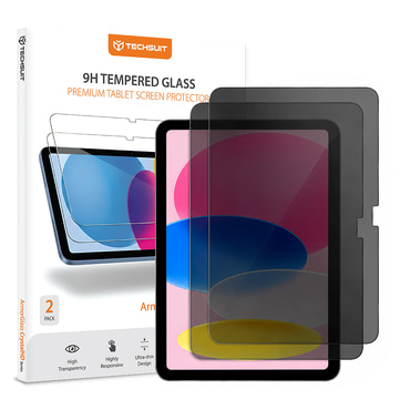 2 darabos adatvédelmi képernyővédő üveg Techsuit ArmorGlass CrystalHD iPad 10.9 2022 / iPad 2025 készülékhez