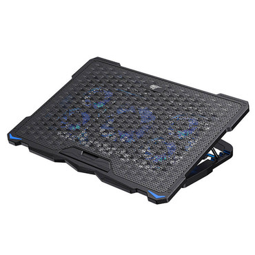 Hűtőpad Havit "F2076" 17"-os laptopokhoz, 5 ventilátorral, állítható magasság - black