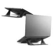Állvány Spigen "Slim Fold LD201-S6" összecsukható és csúszásmentes kialakítással laptophoz - black