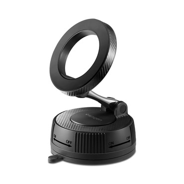 Mágneses autós tartó Spigen "OneTap MagFit MFT36" műszerfalra és szélvédőre - black