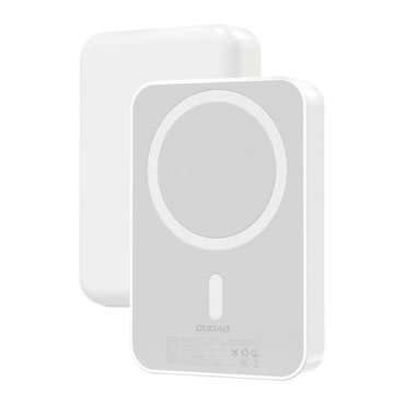 Dudao "K26" 20W 10000mAh MagSafe power bank 15W vezeték nélküli töltéssel, USB-C / USB-A - fehér