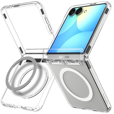 Tok Spigen "Ultra Hybrid Pro MagFit" Samsung Galaxy Z Flip8 készülékhez - clear white