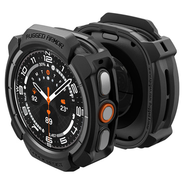 Tok Spigen "Rugged Armor" Samsung Galaxy Watch Ultra 2 készülékhez - matte black