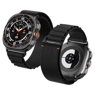 Najlonszíj Spigen "WBF1" Samsung Galaxy Watch Ultra 47mm / Watch Ultra 2 készülékhez - black