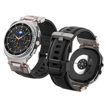 Najlon szíj Spigen "DuraPro Armor" Samsung Galaxy Watch9 40mm / Watch9 44mm / Watch8 40 mm / Watch8 44 mm / Watch8 Classic 46 mm készülékhez - black
