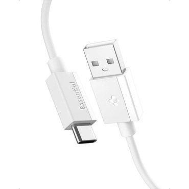Töltő és adatátviteli 60W USB-A - USB-C káfehér Spigen "EB6020AC" - 480Mbps - 2m - white
