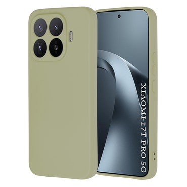 Techsuit SoftFlex szilikon tok Xiaomi 17T Pro készülékhez - matcha
