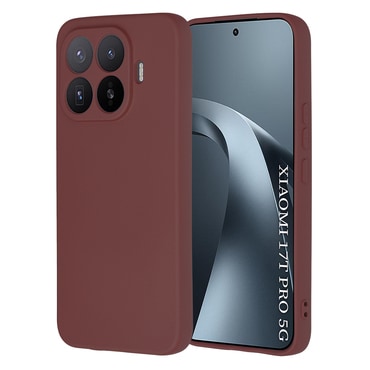 Techsuit SoftFlex szilikon tok Xiaomi 17T Pro készülékhez - plum red