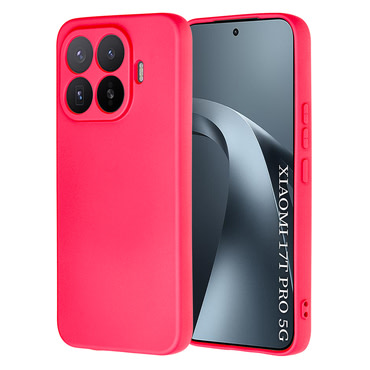 Techsuit SoftFlex szilikon tok Xiaomi 17T Pro készülékhez - hot pink