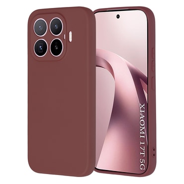 Techsuit SoftFlex szilikon tok Xiaomi 17T készülékhez - plum red