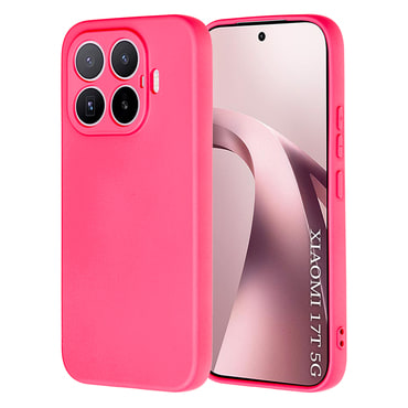 Techsuit SoftFlex szilikon tok Xiaomi 17T készülékhez - hot pink