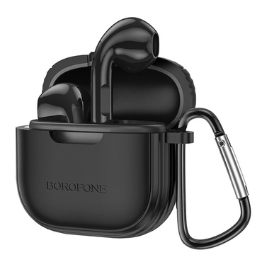 Bluetooth fülhallgató Borofone "Charm BW29" BT 5.3, TWS, 200mAh készülékhez - fekete