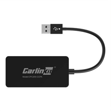 Vezeték nélküli Carlinkit "CCPA" adapter Apple Carplay/Android Auto készülékhez - black