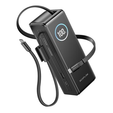 170W ECOFLOW "RAPID" 25000mAh power bank beépített 100W kábelekkel