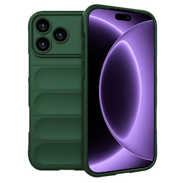 Techsuit "Magic Shield" TPU gél tok iPhone 17 Pro / 18 Pro / 18 Pro Max készülékhez - green