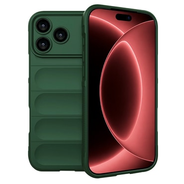 Techsuit "Magic Shield" TPU gél tok iPhone 17 Pro Max / 18 Pro Max / 18 Pro Max készülékhez - green