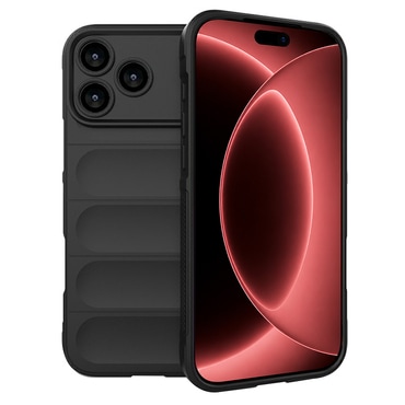 Techsuit "Magic Shield" TPU gél tok iPhone 17 Pro Max / 18 Pro Max / 18 Pro Max készülékhez - black