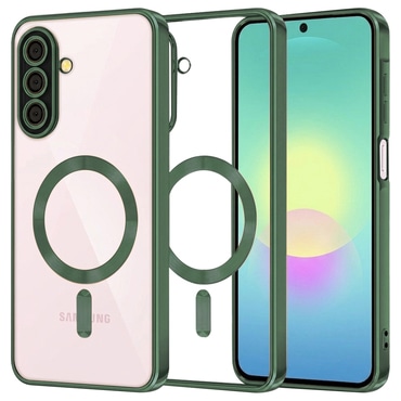 Tok Techsuit "Luxury Crystal MagSafe" Samsung Galaxy A27 5G készülékhez - deep green